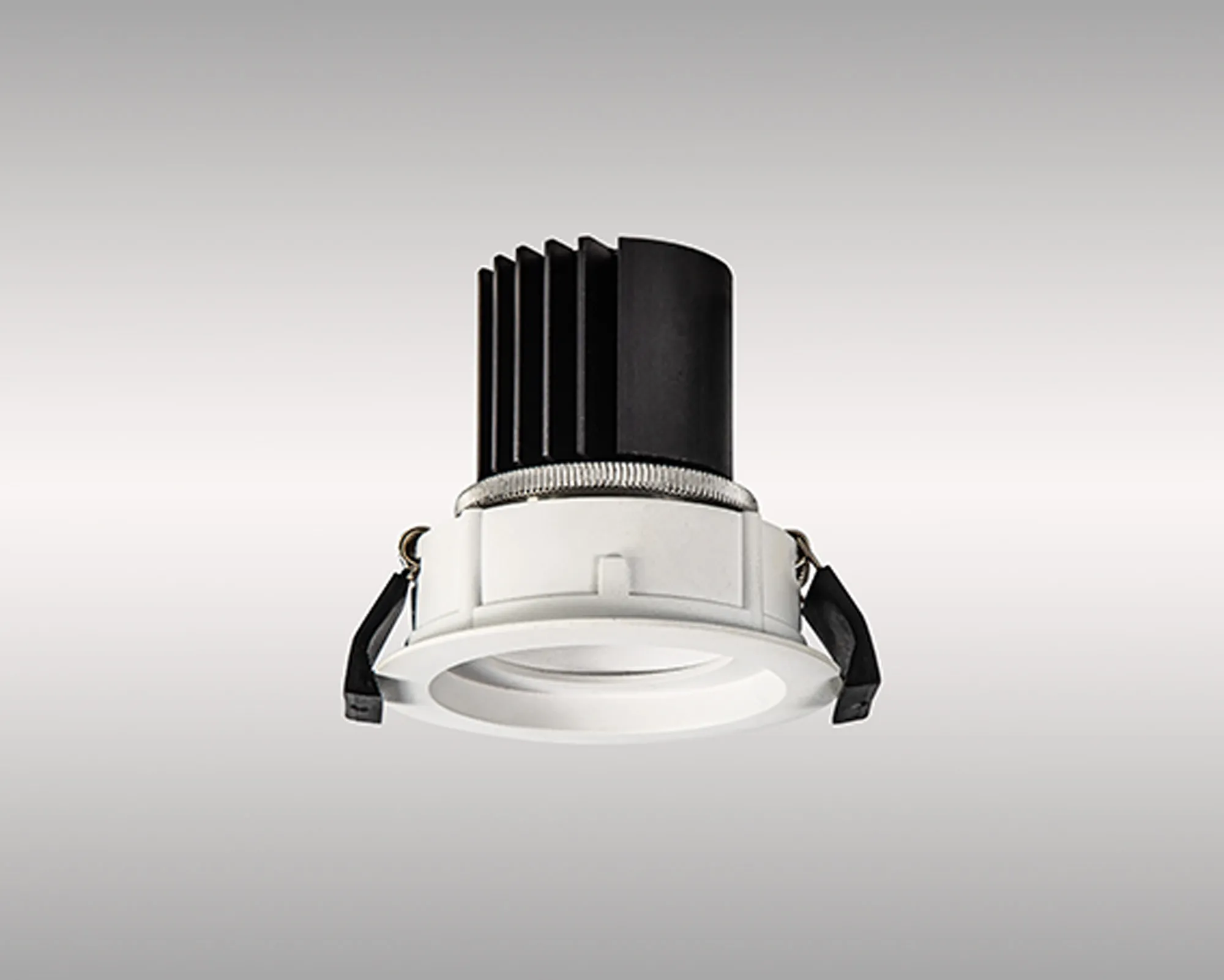 Beppe 9 Tridonic Powered 9W 3000K 840lm 36° CRI>90 LED Engine White Stepped Fixed Recessed Spotlight, IP20 DM202321  Dlux Beppe 12